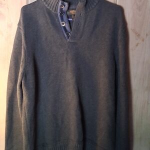 REDMOND CLOTHING OUTFITTERS Mens Cotton Sweater Size XL Dark Gray